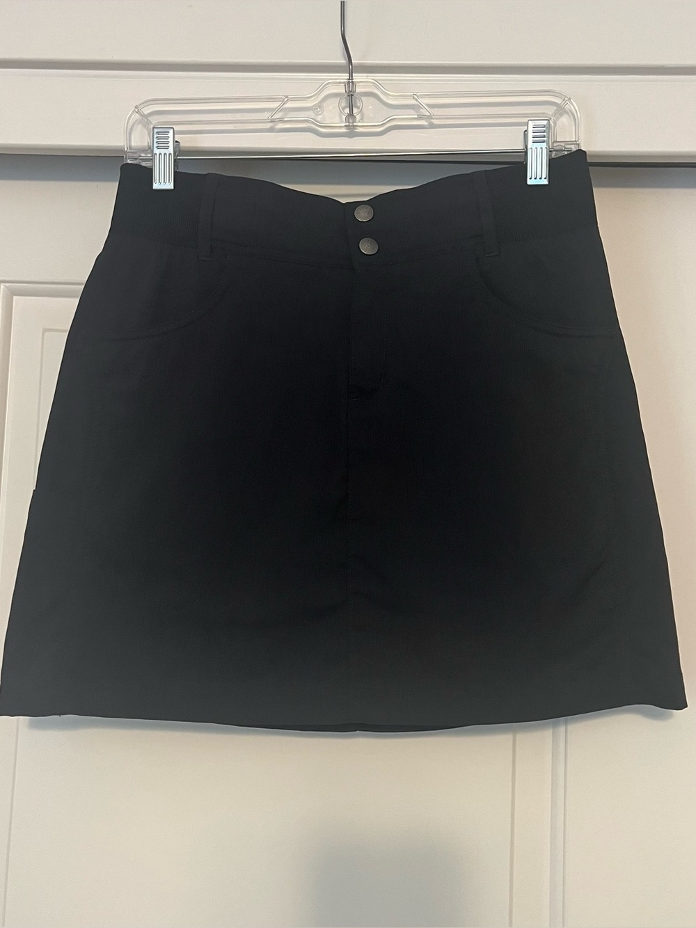 Title Nine Black High-Rise A-Line Skort